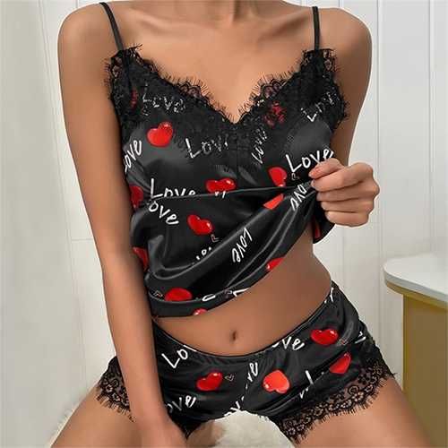 Секси комплекти, секси пижами - Sweet Pink, Love, Chris