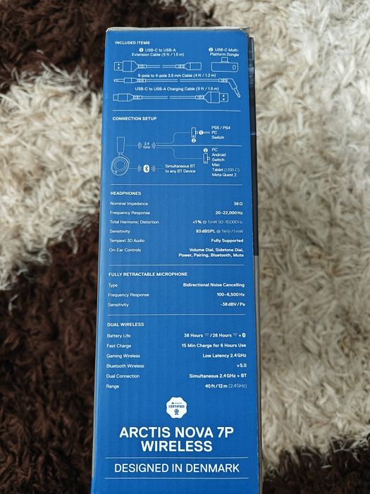 Наушники SteelSeries Arctis Nova 7P Wireless