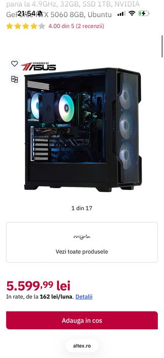 Vand  set up gaming