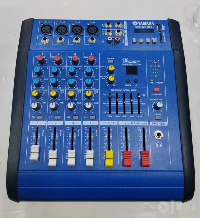 Микшерный пульт Yamaha активный для караоке мероприятия торжества