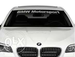 Код 37. Бмв Моторспорт стикер за преден или заден прозорец