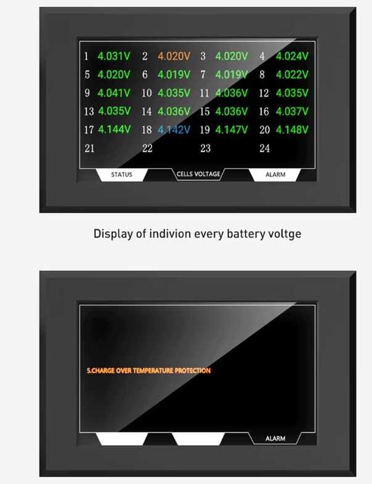 V15 / V19 Ecran LCD TouchScreen Display 4.3" JK BMS (all models)