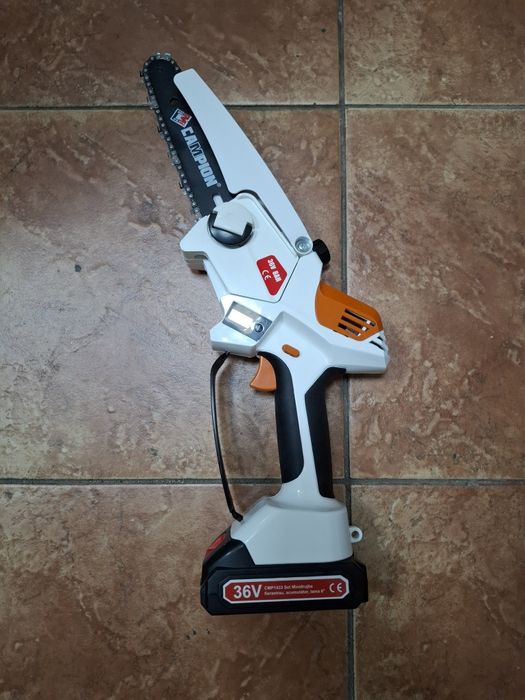 Minidrujba Ferăstrău electric 36V ungere lant