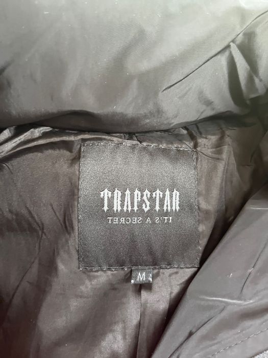 TRAPSTAR HYPERDRIVE puffer jacket- black/red/white