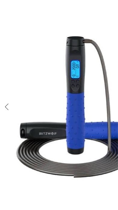 Coarda de sarit digitala Blitzwolf BW-JR1 cu contor (negru)