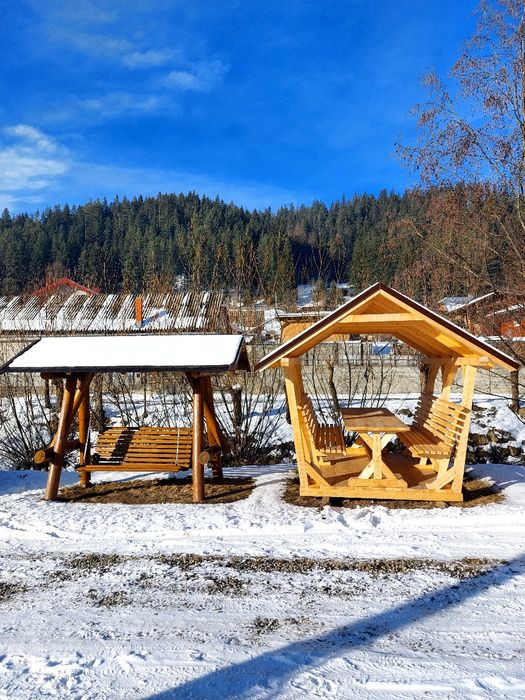 Mobilier rustic de grădină