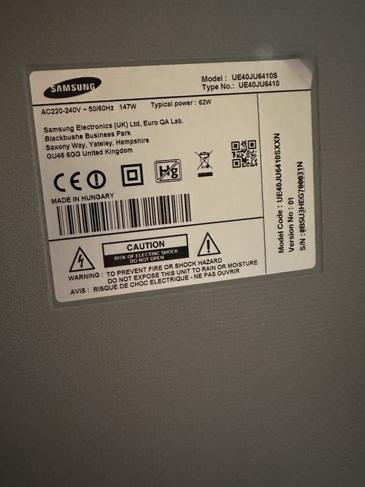 Смарт Телевизор Samsung 40inc