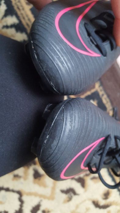 Ghete fotbal copii Nike mercurial