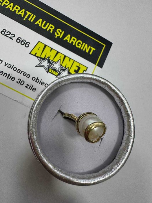 Inel perla aur 14k 4.02gr (CTG)