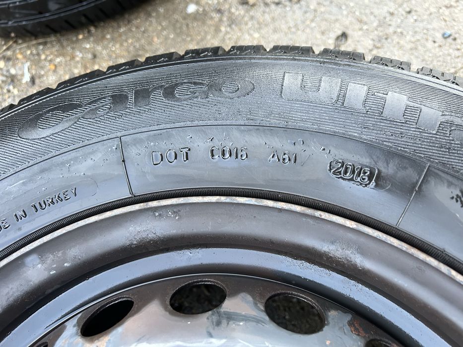 5x160 15 6,5j ET 44 оргинални за fort tranzit със летни гуми