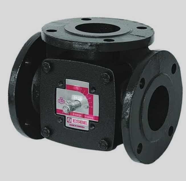 Клапан трехходовой, электропривод