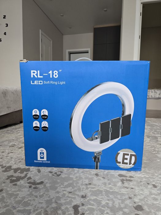 Кольцевая лампа RL-18. Led soft ring light
