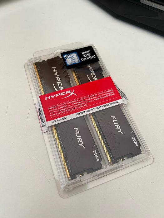 RAM памет HyperX Fury DDR4 — 16GB (2×8GB) 3000 MHz