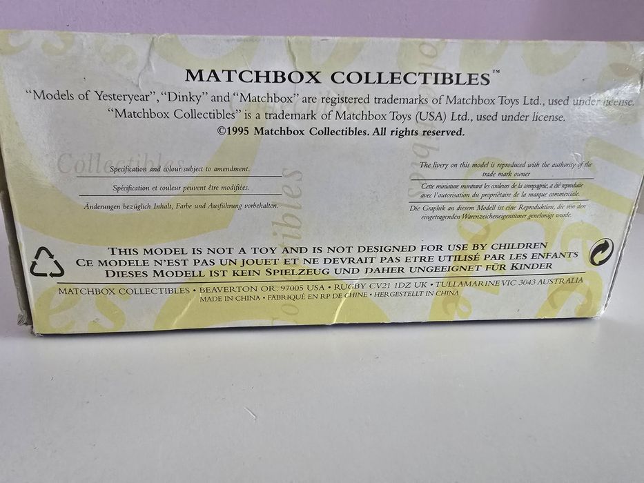 Macheta Matchbox Yas-12M an 1995