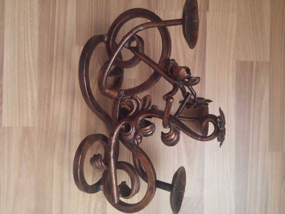 подсвечник ручной работы на 3 свечи