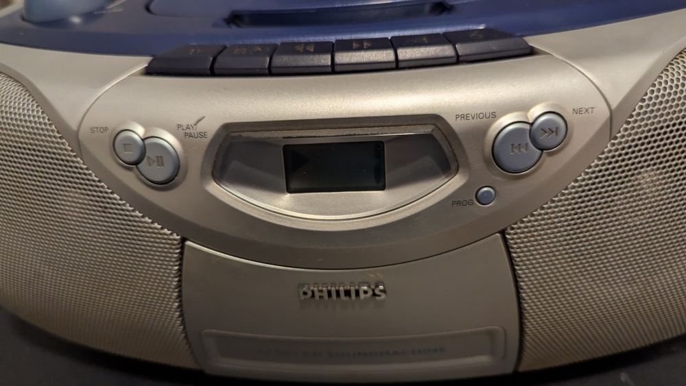 Radio-casetofon cu cd Philips AZ1004 musik