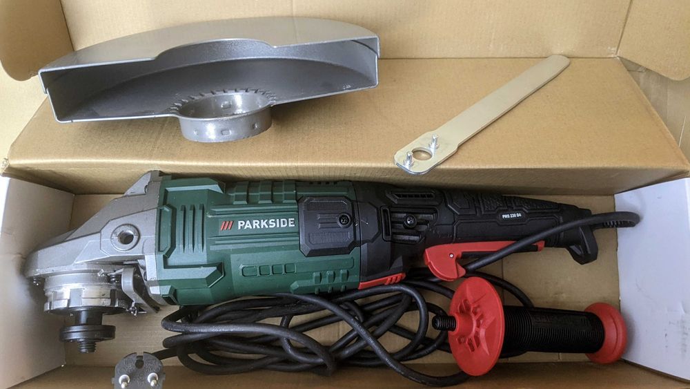 Нов Parkside 2000W Немски Ъглошлайф 200mm Ракета Рязане Пилене Шкурене