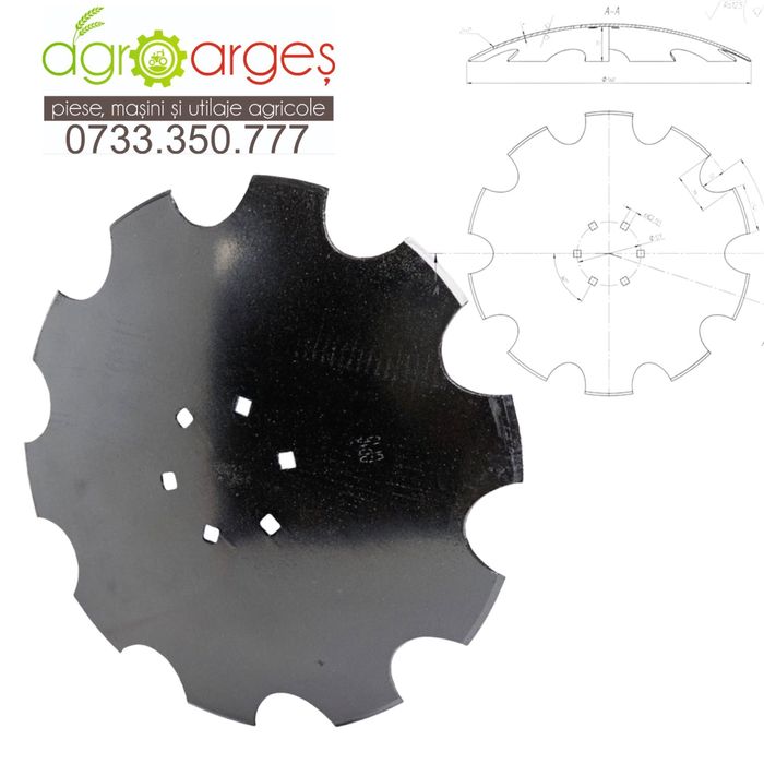 Taler disc crestat polonez 510 cu 6 gauri Polonia pentru ROLEX/Rolmako