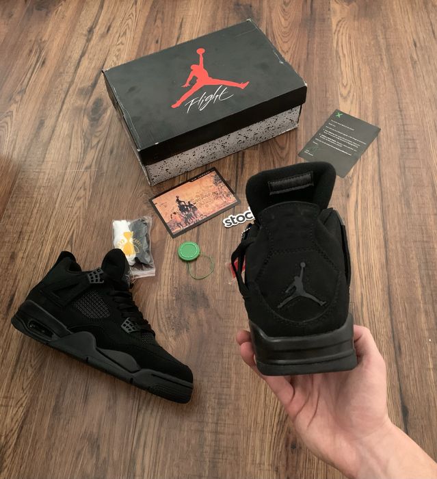 Sneakers Jordan 4 Retro Black Cat •STOC:44•Livrare rapida 1-2 zile•