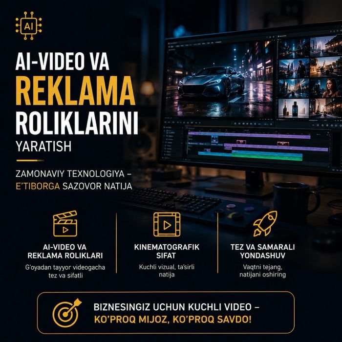SMM Target накрутка Реклама Video AI ИИ монтаж продвижения в Инстаграм