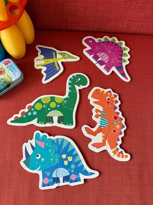 Мини детски боулинг, магнитна игра HaPe Риболов, бебешки пъзел Educa