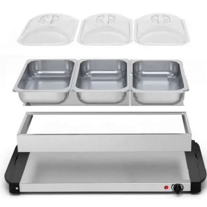 Електрически нагревател за бюфет 2 в 1 - винаги топла храна