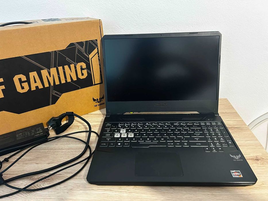 Laptop Gaming ASUS TUF FX505DT | Upgrade 32GB RAM Kingston Fury | Windows 11 gata de configurat |Ryzen 7|GTX 1650|Ecran 144Hz|Cutie + RAM 8GB original