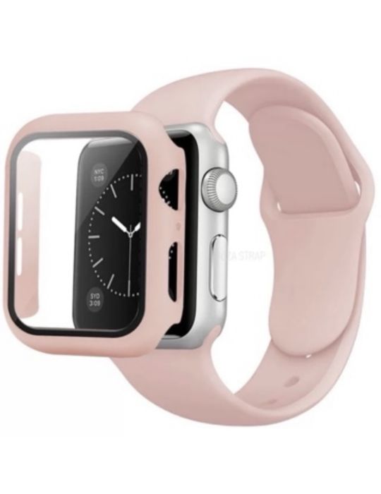 Curea Silicon Carcasa Husa Apple Watch Iphone 2 3 4 5 6 7 SE 8 9 10 11