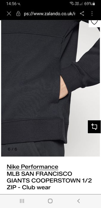 Nike Performance San Francisco Giants Cooperstown  XL НОВО!  ОРИГИНАЛ!