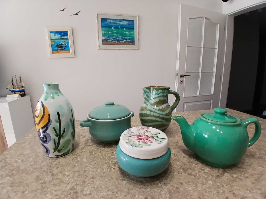 Керамика - лампа, чинии, декорация