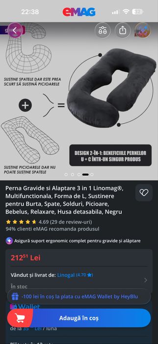 Perna gravida si alaptare 3 in 1