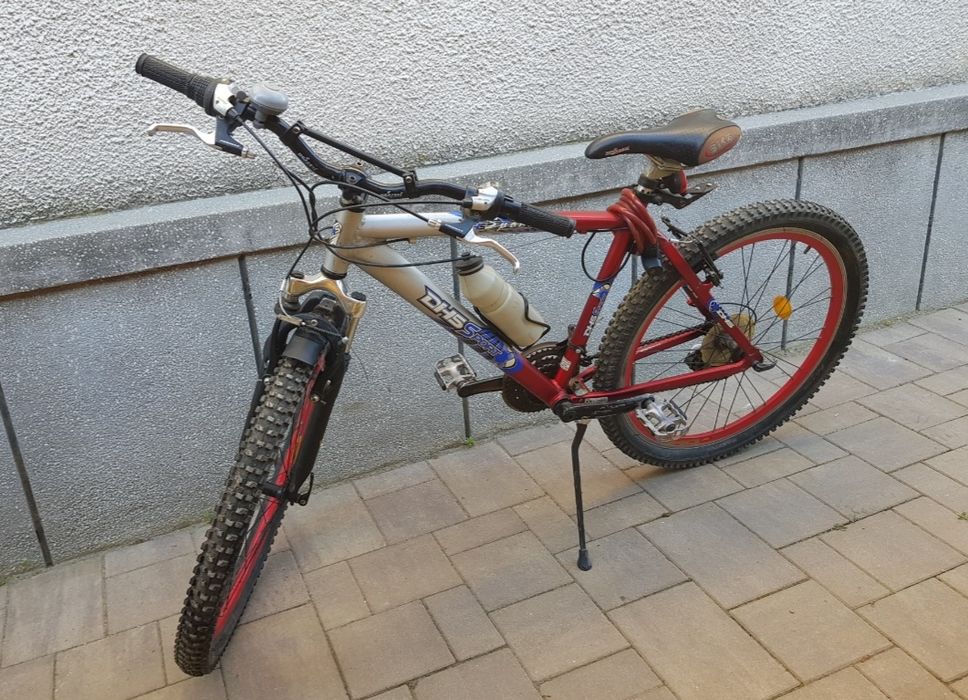 Bicicleta MTB DHS 2605C - roți groase de 26 Inch (26 × 2,30), cadru aluminiu