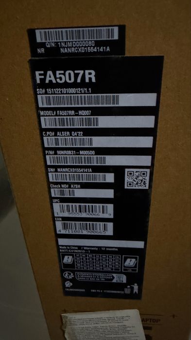 Ноутбук Asus TUF Gaming A15
