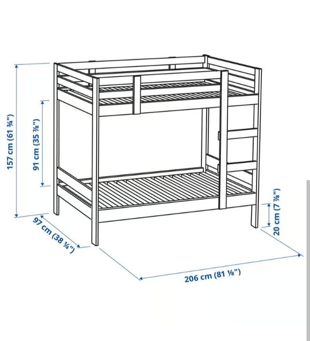 Продам двухъярусную кровать IKEA