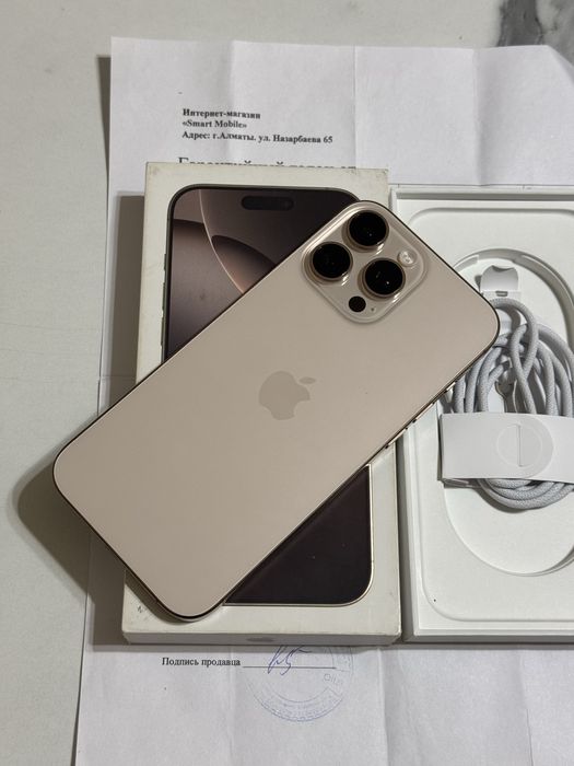 Iphone 16 Pro Max 256 gb емкость 100 цикл 89