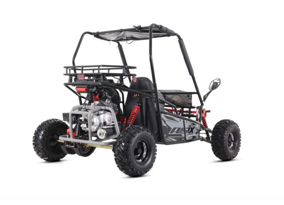 Asix Buggy 125cc, roti 7 inch, 3+1 viteze, culoare gri/negru