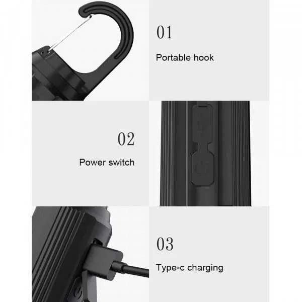 ЛЕД Къмпинг Крушка Лампа за окачване на акумулаторна батерия led