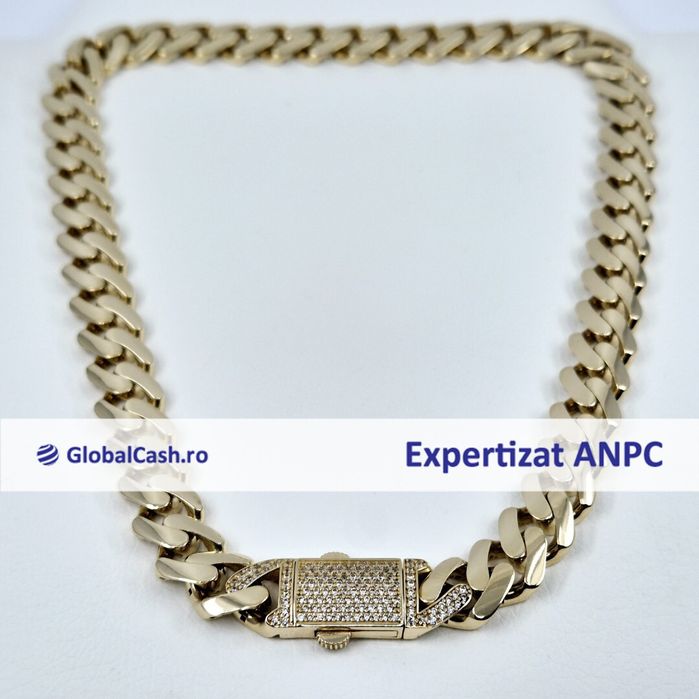 Lant cuban din aur de 14k, 37.05g | GlobalCash.ro #LU28908