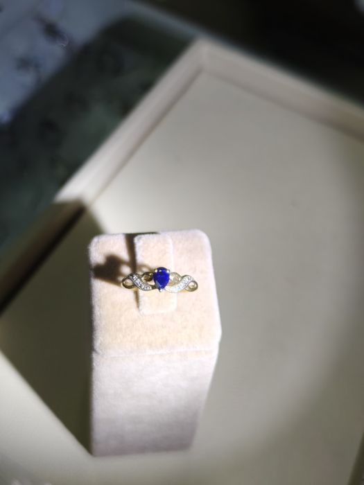 Inel aur 18k 1.65 cu 2 diamante (r)