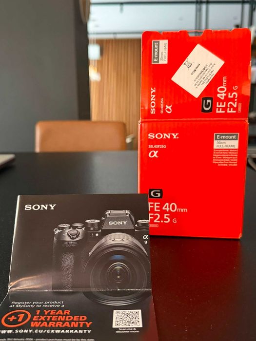 obiectiv Sony FE 40mm F2.5 G
