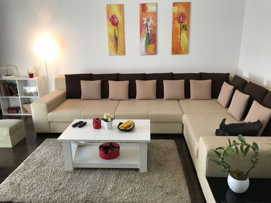 Canapea imitatie piele