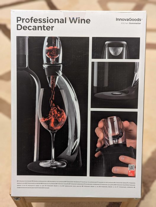 SIGILAT Decantor profesional pentru vin InnovaGoods