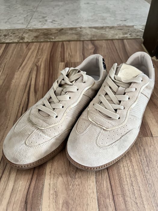 Кеды кроссовки бежевые