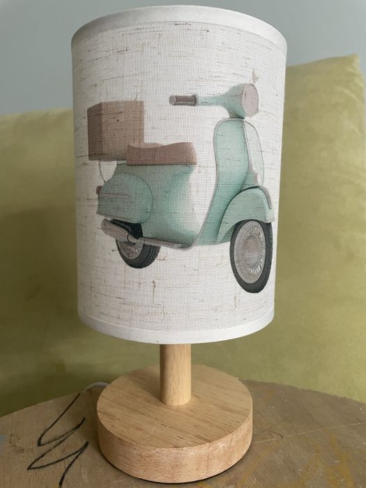 Нощна лампа с картинка веспа