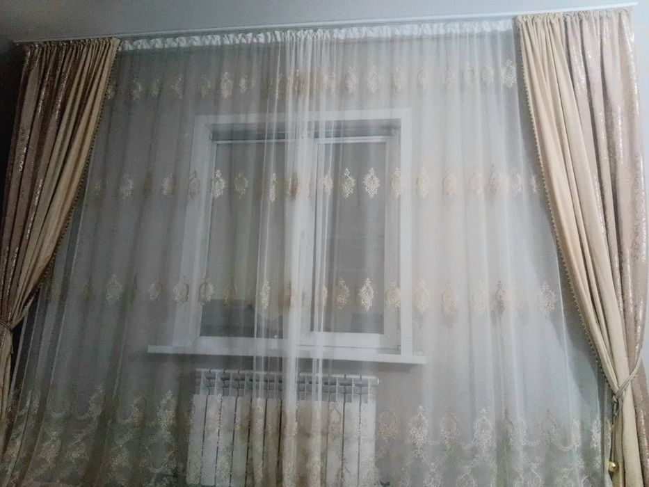Продам набор штор и тюль