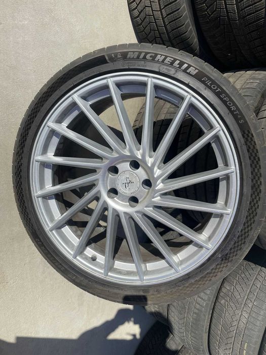 Jante Roti KESKIN Cauciucuri Vara 295 35 22 Audi Porsche Touareg 5x112