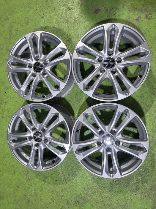 16 5x112 Vw Passat Touran Caddy Golf лети джанти 5х112 кади