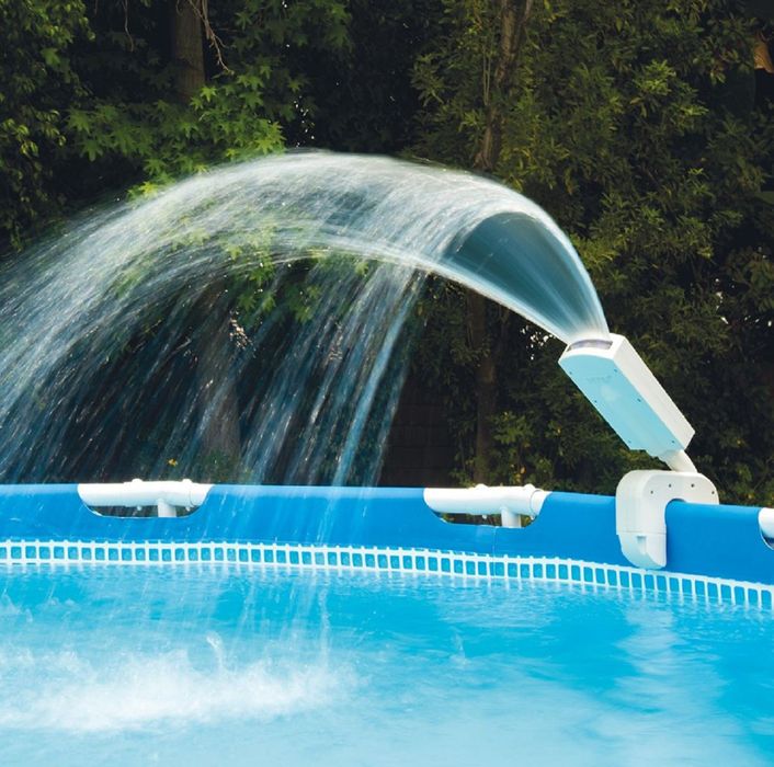 Фонтан с LED подсветкой для бассейна INTEX