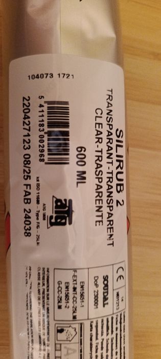 Герметик Силируб 2 бесцветный 600 мл.