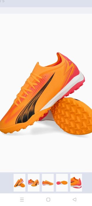 Adidași fotbal teren sintetic Puma și Mizuno.